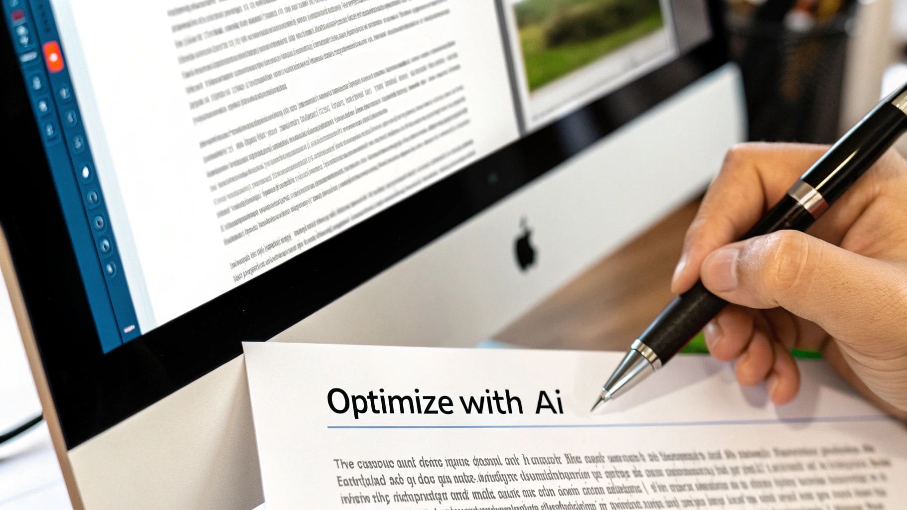 Professional interface showing AI-powered resume analysis with job description matching and keyword optimization features