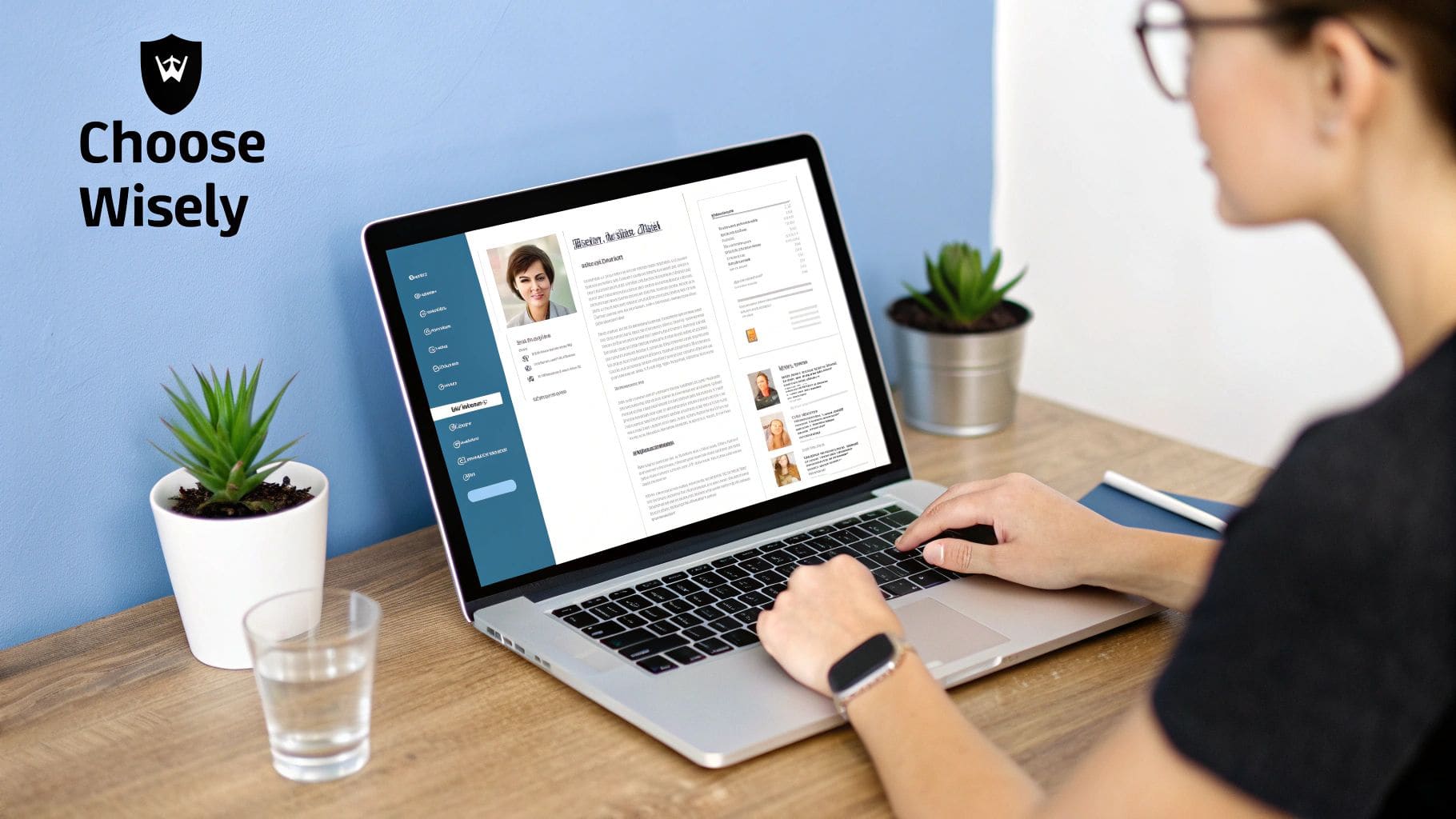 Annotated layout showing the anatomy of a winning CV template