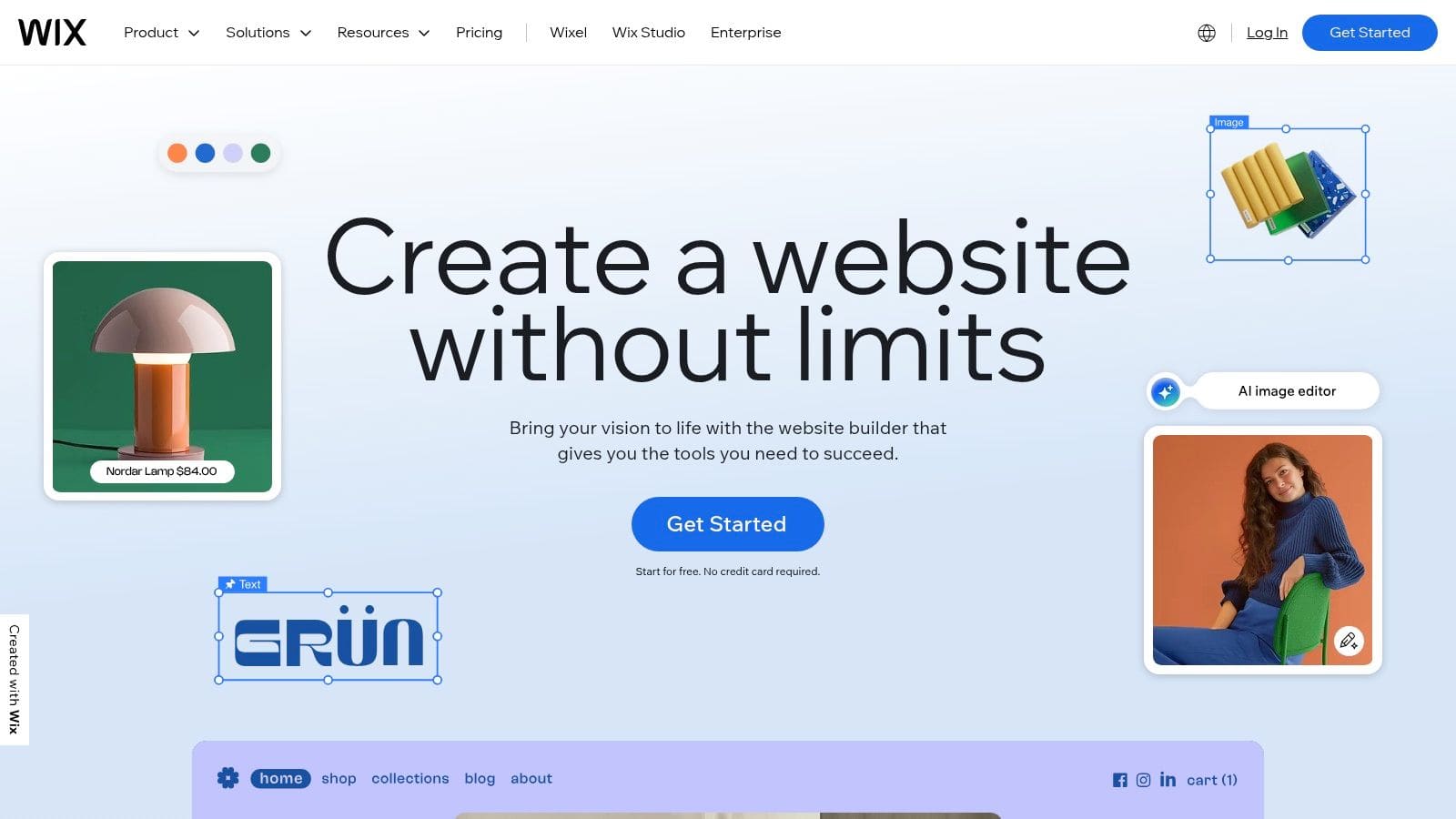 Wix free resume website builder templates editor