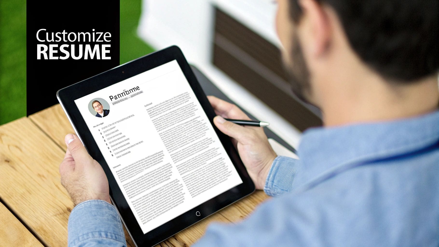 Sharing a web CV link across social profiles and email