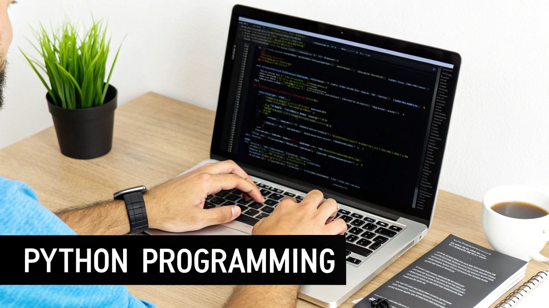 Python coding with libraries and frameworks visual