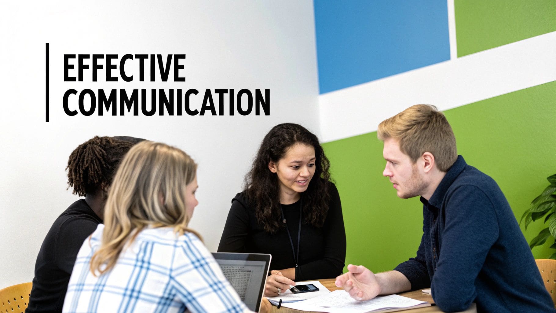 Infographic on verbal, non-verbal, and written communication skills