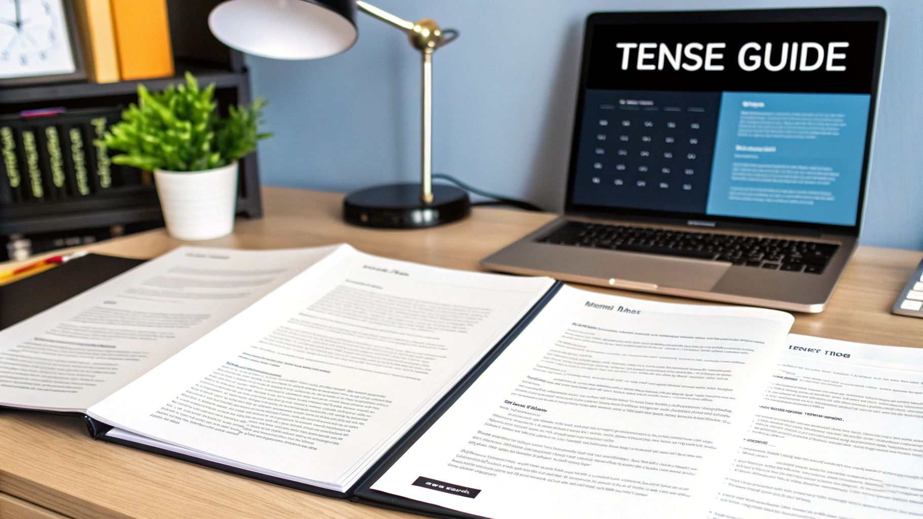 Present-tense action verbs illustrating ongoing impact