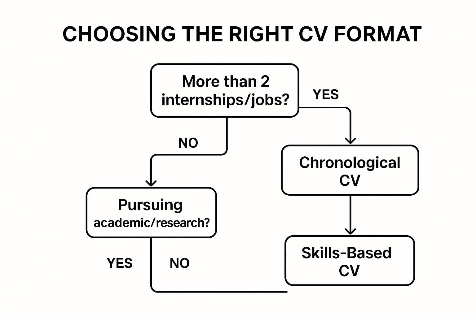 Academic CV for Students showing detailed scholarly achievements and research experience